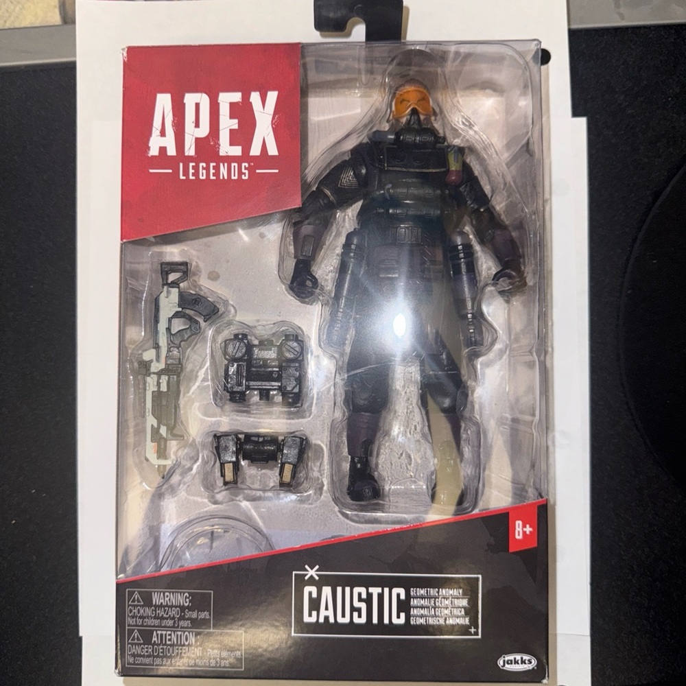 Apex Legends Caustic 15 Action Figures Series 6 JAKKS Black Custom Fodder
